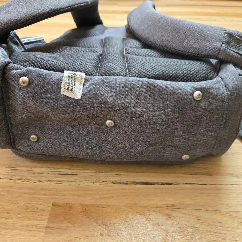 Ergobaby Anywhere I Go Diaper Bag Backpack, Grey